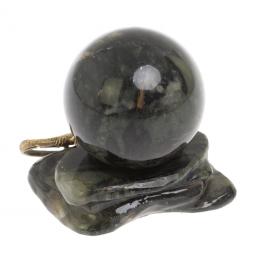Шар 4,5 см на подставке &amp;quot;Ящерица&amp;quot; из лабродарита