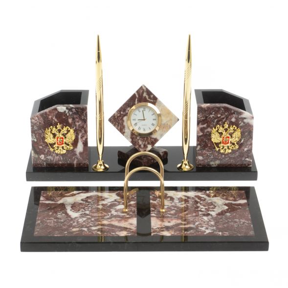 Письменный набор &amp;quot;Куб&amp;quot; из креноида 127514