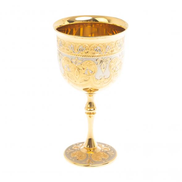 Набор коньячный &amp;quot;Эгоист&amp;quot; рюмка на тарелке Златоуст 127036