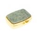 Таблетница на 2 отделения жадеит цвет золото 127192