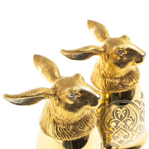 Стопки перевертыши &amp;quot;Заяц&amp;quot; 70 мл 2 шт Златоуст 123636