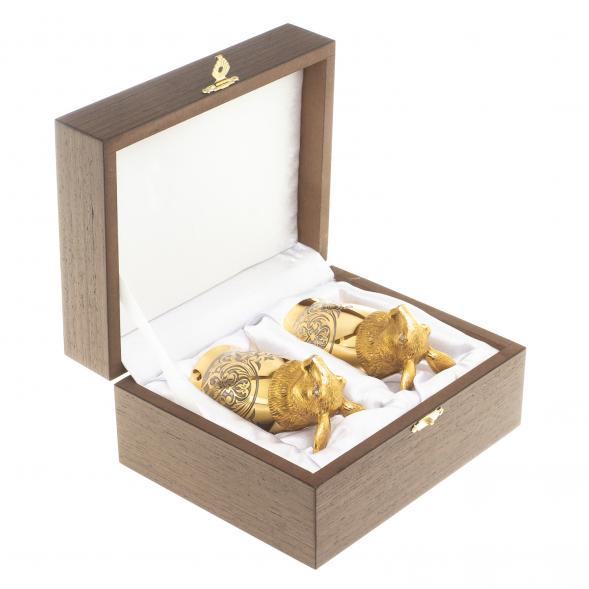 Стопки перевертыши &amp;quot;Заяц&amp;quot; 70 мл 2 шт Златоуст 123636