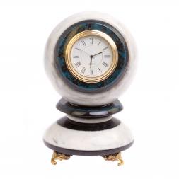 Сувенирные часы &amp;quot;Антистресс&amp;quot; 10 см из белого мрамора
