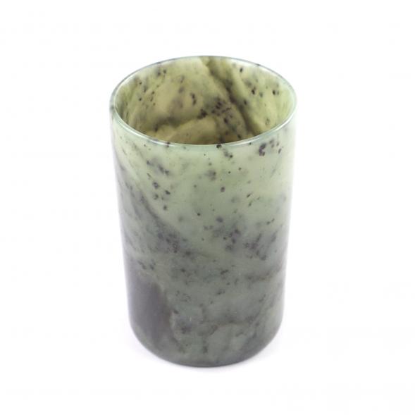 Стопка из натурального камня нефрит 60 мл 4,5х6,5 см 121401