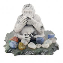 Сувенир из мрамолита &amp;quot;Обезьяна&amp;quot;