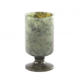 Рюмка на ножке камень нефрит 4х7,5 см