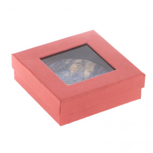 Зеркало круглое из камня кианит цвет серебро 124622