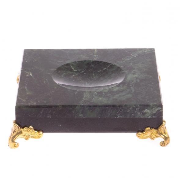 Подставка под шар нефрит, долерит 9,5х9,5х3 см 124938