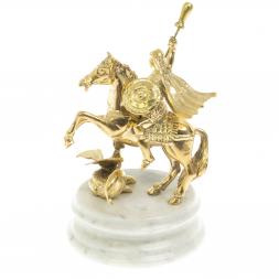 Статуэтка "Георгий Победоносец" камень мрамор