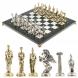Шахматы &amp;quot;Восточные&amp;quot; доска 40х40 см мрамор фигуры металл 122623