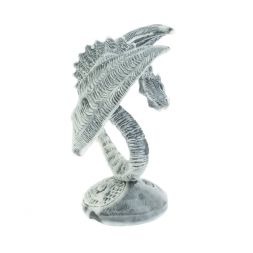 Статуэтка "Змей летающий на подставке "Инь-Ян" из мраморной крошки