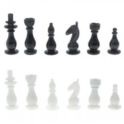 Шахматы "Люкс" из мрамора доска 30х30 см