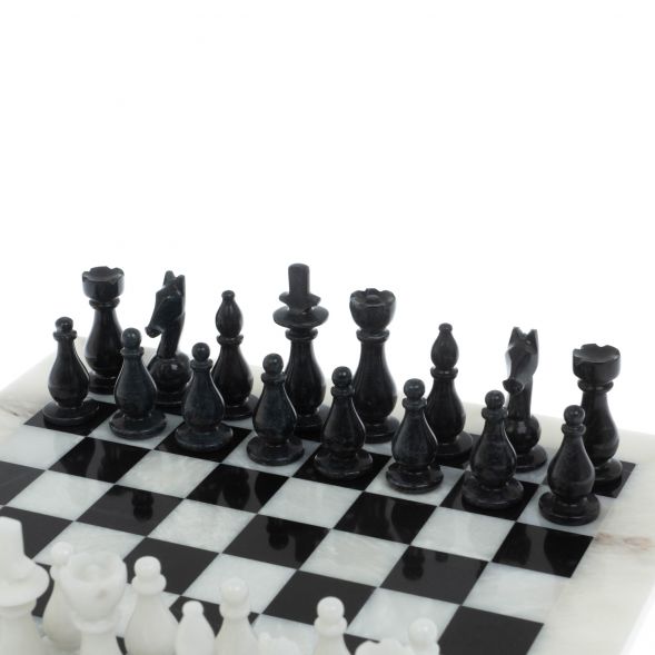 Шахматы &amp;quot;Люкс&amp;quot; из мрамора доска 30х30 см 129205