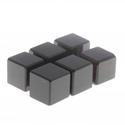 Камни для виски 6 кубиков из черного обсидиана