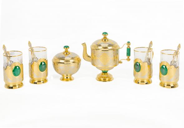 Подарочный чайный набор &amp;quot;Малахитовый&amp;quot; 117874