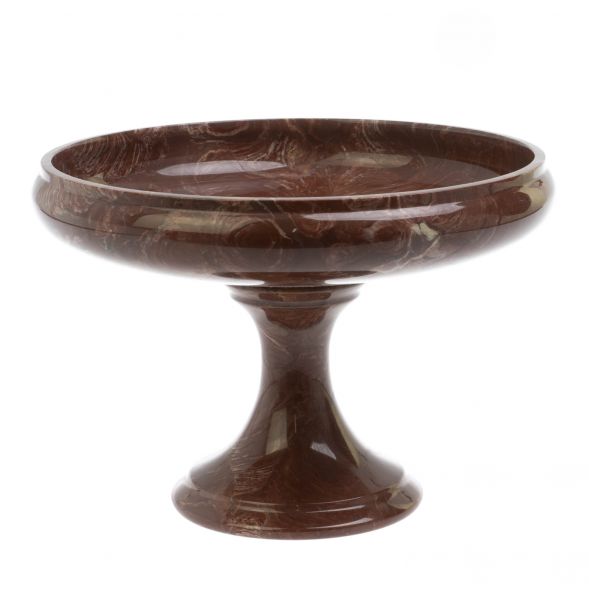 Фруктовница из лемезита 24х24х16,5 см 128306