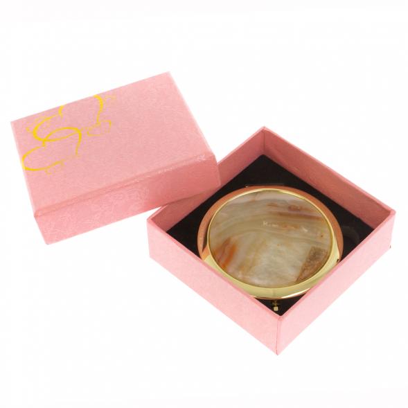 Карманное зеркало шайтанский переливт цвет золото 123261