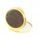 Зеркальце овальное из тигрового глаза цвет золото 127363