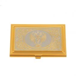 Визитница карманная "Герб здравоохранения" Златоуст