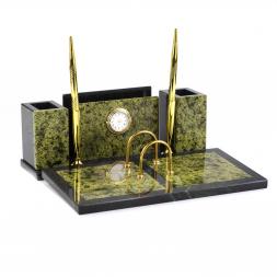 Письменный набор &amp;quot;Советник&amp;quot; из змеевика