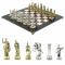 Шахматы сувенирные "Древний Рим" из камня мрамор и лемезит 44х44 см