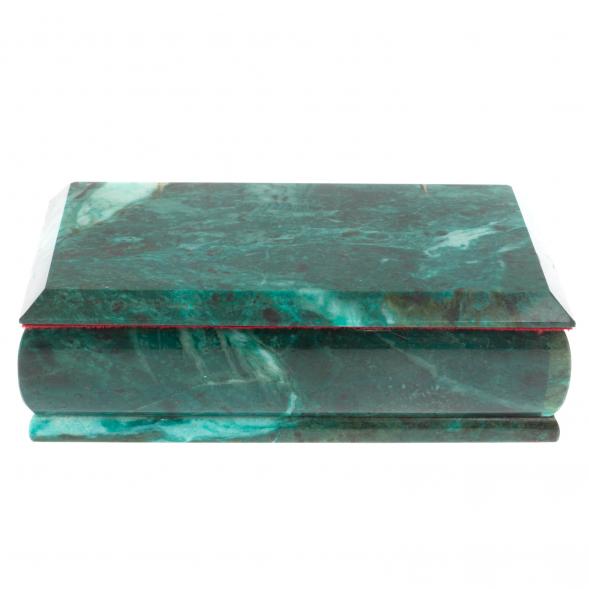 Шкатулка &amp;quot;Купюра&amp;quot; из змеевика с зеркалом 129757