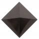Пирамида из черного змеевика 9,5х9,5х8 см 126353