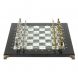 Шахматы подарочные &amp;quot;Посейдон&amp;quot; 32х32 см из змеевика и мрамора 128224