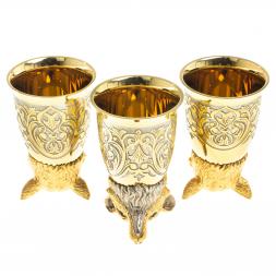 Стопки перевертыши &amp;quot;Лиса&amp;quot; 70 мл 3 шт Златоуст