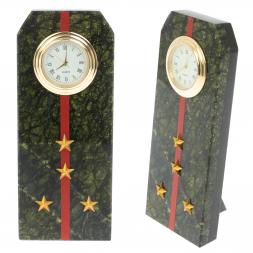 Часы подарочные &amp;quot;Погон капитан ВС&amp;quot; серпентинит