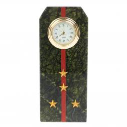 Часы подарочные &amp;quot;Погон капитан ВС&amp;quot; серпентинит