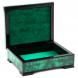 Малахитовая шкатулка &amp;quot;Прямоугольная&amp;quot; 12х10х4 см 120482