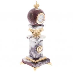 Часы из мрамора и бронзы "Державные"