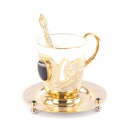Кофейная пара из фарфора "Агат" 170 мл Златоуст
