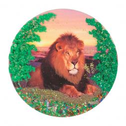 Магнит с рисунком "Лев" змеевик