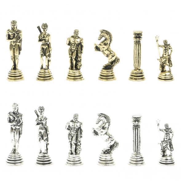 Шахматы подарочные &amp;quot;Посейдон&amp;quot; 32х32 см из змеевика 128225