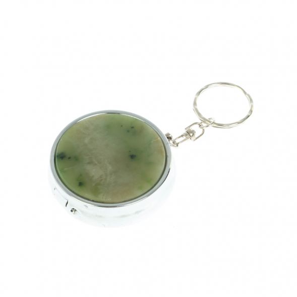 Пепельница карманная камень нефрит 5х5,5х2 см 128686