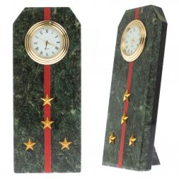 Часы погон &amp;quot;Капитан ВС&amp;quot; из шабровского змеевика