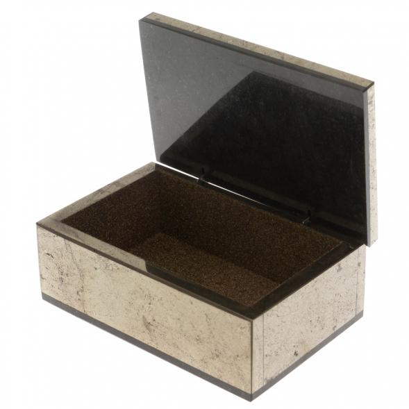 Шкатулка из пирита  11,5х7,5х5 см 130140
