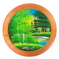 Тарелка декоративная "Лето" 30 см каменная крошка