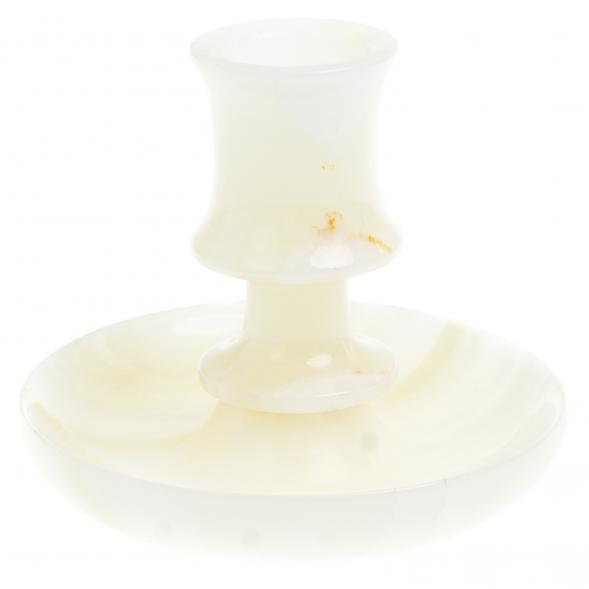 Подсвечник из оникса &amp;quot;Чаша&amp;quot; большая 10х10х8 см (4) 126434