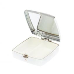 Таблетница на 2 отделения эвдиалит цвет серебро