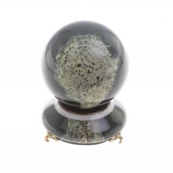 Шар "Антистресс" 10,5 см из черного змеевика