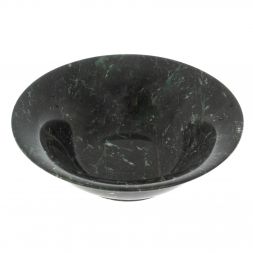 Тарелка из камня шабровский змеевик 16х16х4,5 см