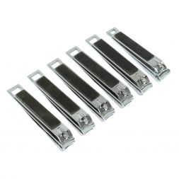 Кусачки для ногтей с камнем золотистый обсидиан