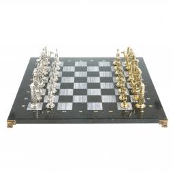 Шахматы &amp;quot;Древний Египет&amp;quot; доска 40х40 см серый мрамор