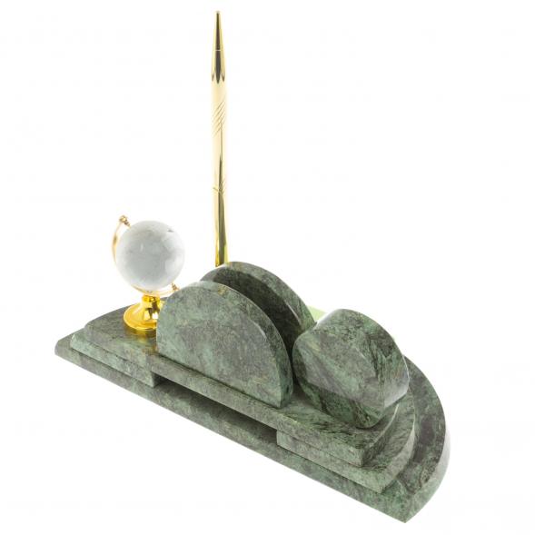 Настольный мини-набор &amp;quot;Глобус&amp;quot; змеевик 127286