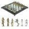 Шахматы подарочные "Галлы и Римляне" 36х36 см из мрамора и змеевика