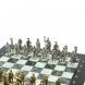 Шахматы подарочные &amp;quot;Галлы и Римляне&amp;quot; 36х36 см из мрамора и змеевика 128228