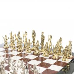 Шахматы &amp;quot;Древний Египет&amp;quot; доска 40х40 см мрамор лемезит